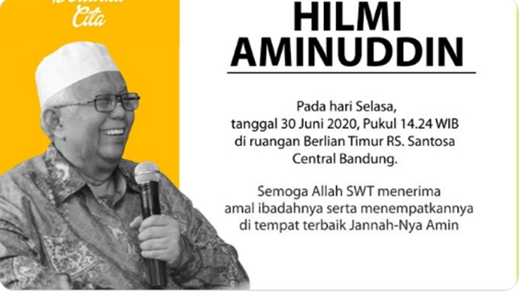 Pendiri PKS Hilmi Aminudin Meninggal Dunia