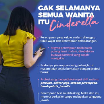 Gak Selamanya Semua Wanita itu Cinderella