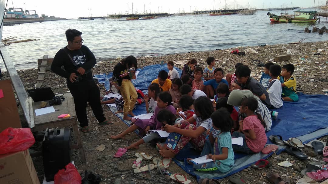 Peserta menadapatkan materi (Foto: Instagram/kelasjurnaliscilik1)