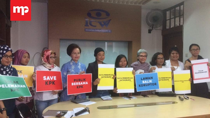 Perempuan Antikorupsi: Jangan Lemahkan KPK!