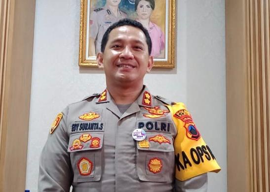 Kapolres Klaten AKBP Edy Suranta Sitepu, Senin (5/10). (MP/Ismail)