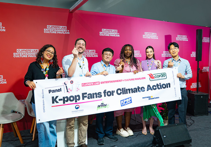 Penggemar K-Pop Curi Perhatian di COP30 Brasil, Tunjukkan Aksi Peduli Iklim  