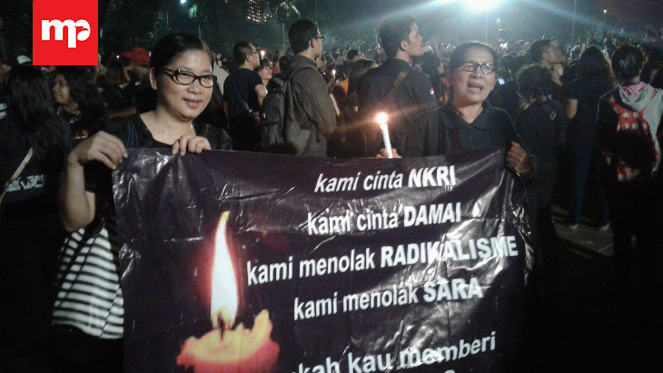 Massa Bertahan Sampai Ahok Dapat Penangguhan Penahanan