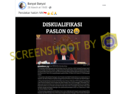 [HOAKS atau FAKTA]: MK Diskualifikasi Prabowo-Gibran