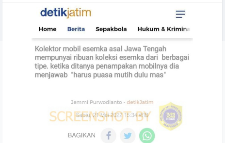 [HOAKS atau FAKTA]: Kolektor Punya Ribuan Mobil Esemka Berbagai Tipe
