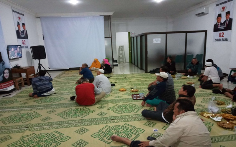 Suasana agak sepi di Markas BPN Prabowo-Sandi