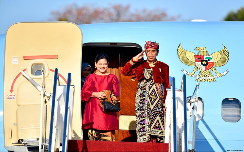 Presiden Jokowi bersama Ibu Negara Iriana Jokowi 