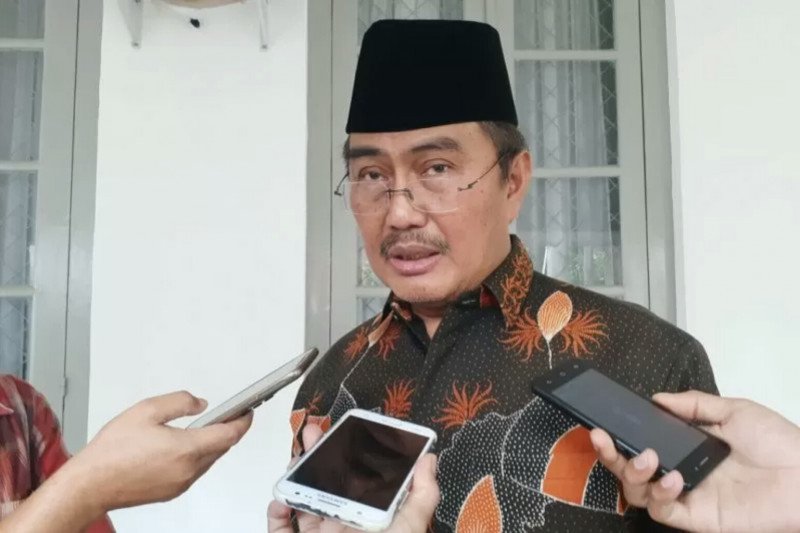 Ketua Umum Ikatan Cendekiawan Muslim Indonesia (ICMI), Jimly Asshiddiqie. ANTARA/Mulyana