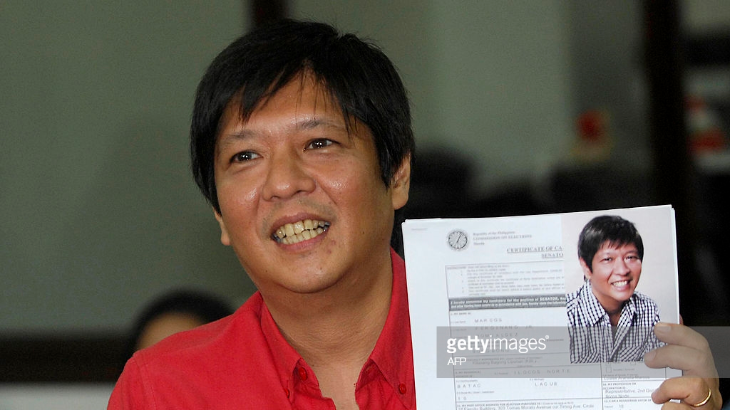 Senator Bong dari Filipina