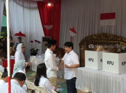 Pertemuan Hangat Sandi dan Adik Megawati Soekarnoputri di TPS