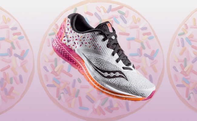 Kinvara 10, Sepatu Unik Hasil Kolaborasi Dunkin' Donuts dan Saucony 