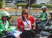 Naik Ojol, Puluhan Fungsionaris PSI Temui Jokowi
