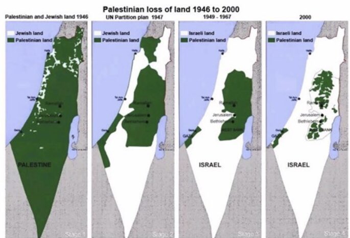 Peta Palestina. (Foto: Antara)