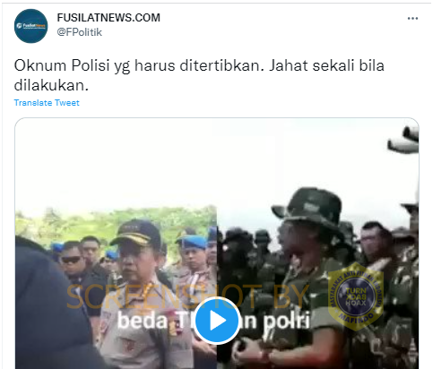 [HOAKS atau FAKTA]: Masyarakat Boleh Ditembak