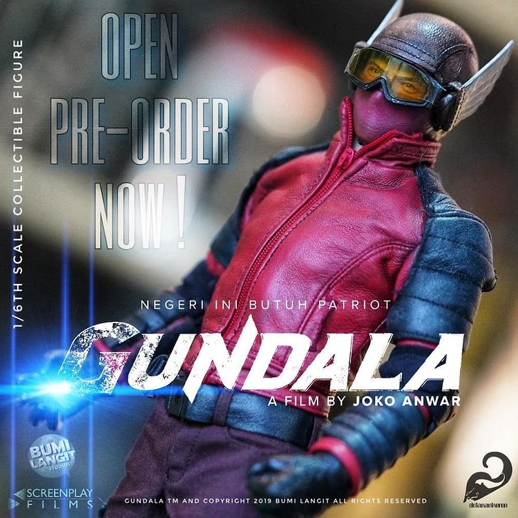 Gundala reguler edition skala 1/6. (Foto Dolanan Keren)