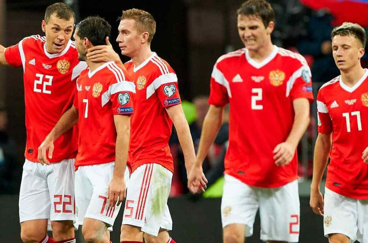 Rusia Dihukum: Timnas Gagal ke Piala Dunia 2022, Klub Dicoret dari Europa League