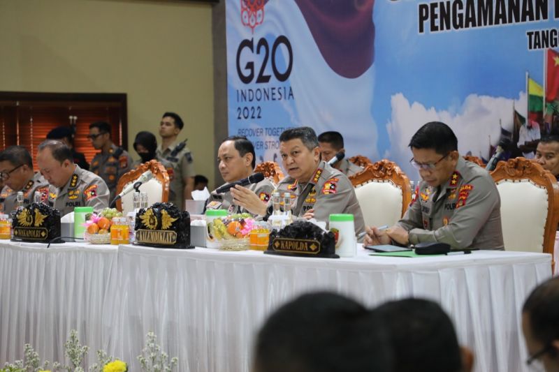 Polisi Gunakan Taktik Militer Amankan KTT G20