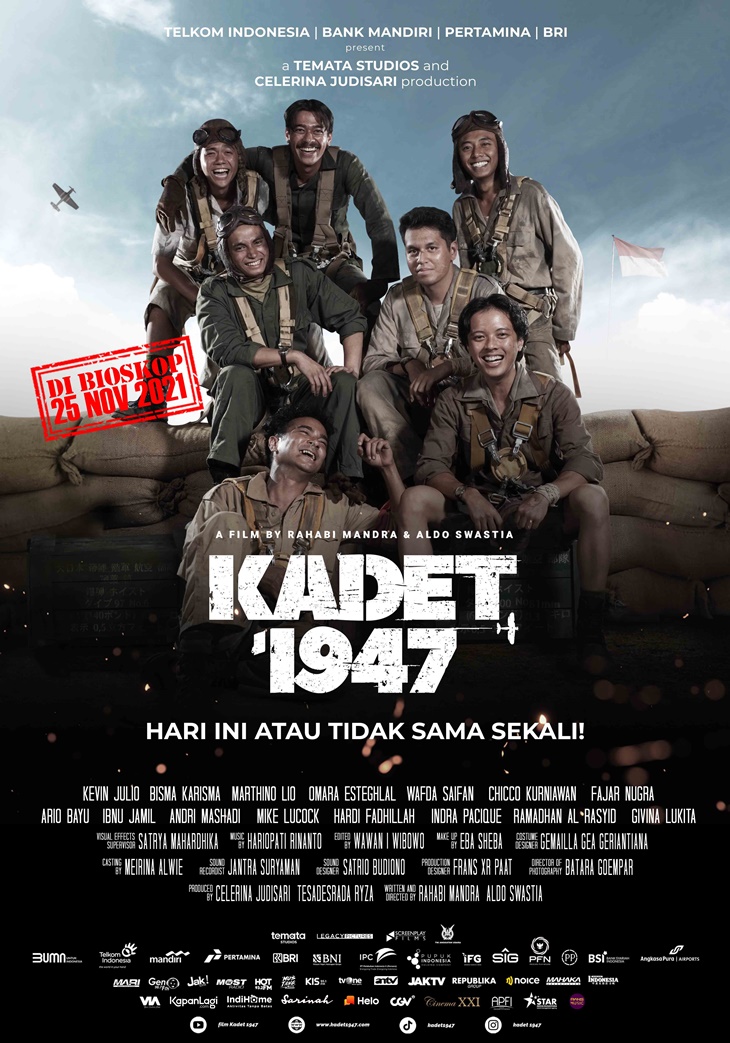 Rilis Poster, 'Kadet 1947' Tampilkan Para Pejuang Muda