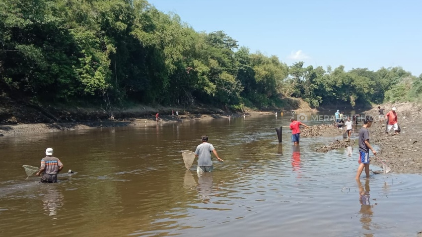 Sungai Bengawan Solo Tercemar Limbah Ciu, Warga Buru Ikan Mabuk