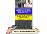 [HOAKS atau FAKTA]: Wakil Ketua DPRD Ono Surono Didemo Massa karena Ingin Pecah Jabar Jadi 5 Provinsi