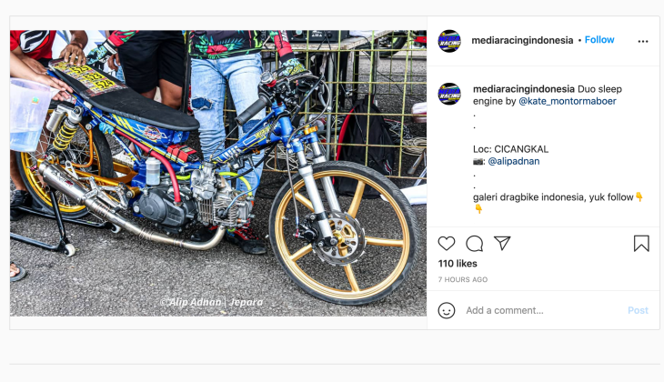 Tampil Nyentrik ala Anak Racing Negeri Aing