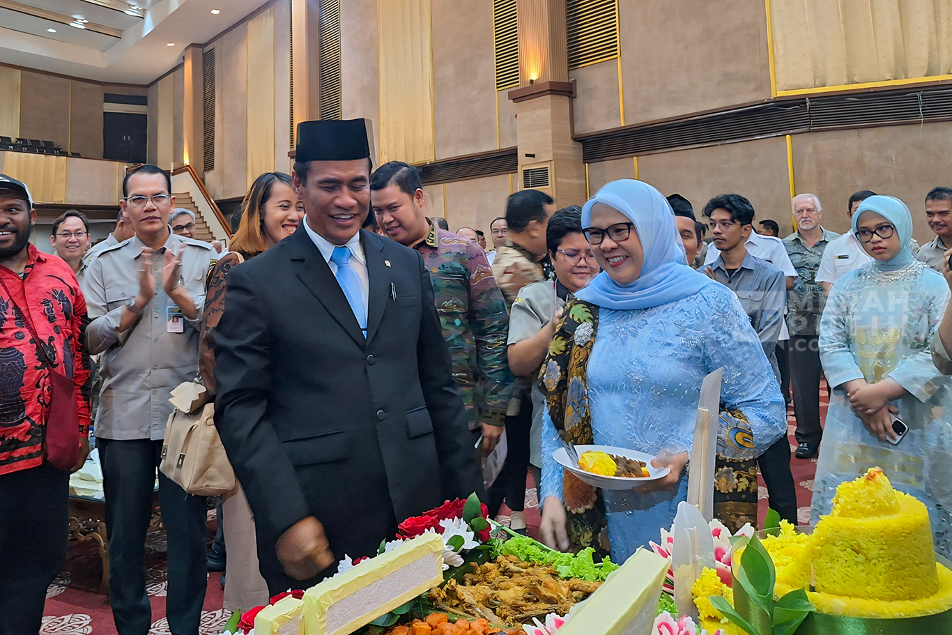Syukuran Sambut Menteri Pertanian Kabinet Merah Putih Amran Sulaiman