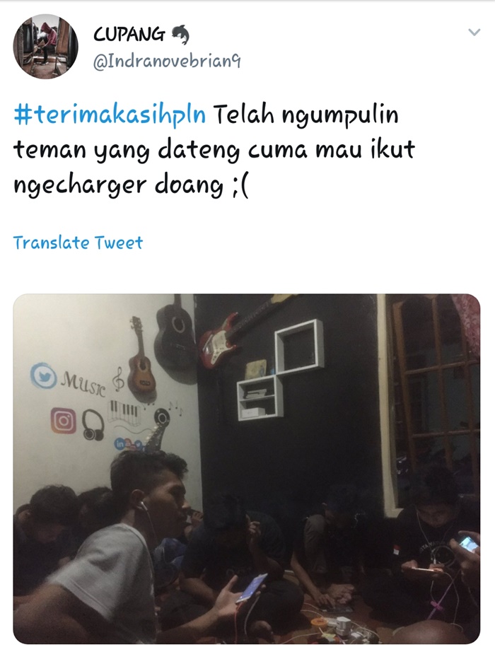mati lampu