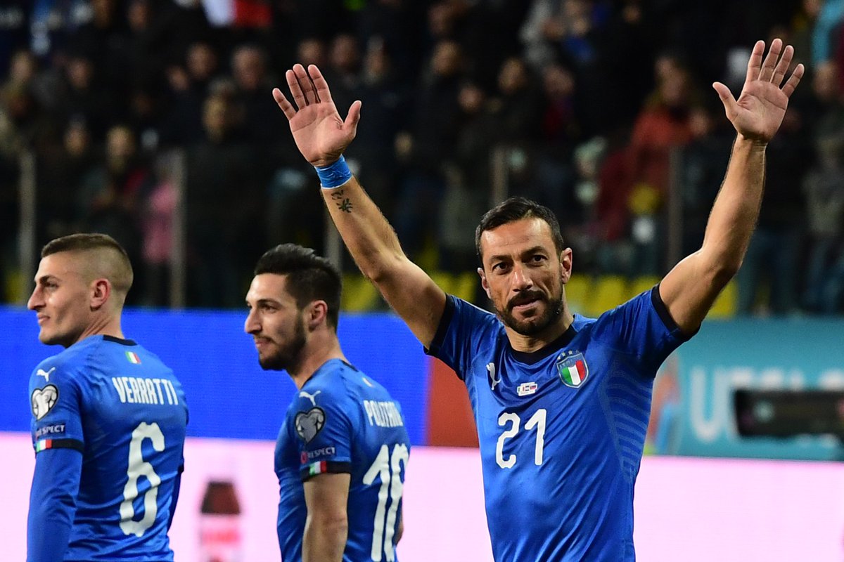 Hasil Lengkap Kualifikasi Euro 2020: Italia Pesta Gol, Spanyol Petik Tiga Poin