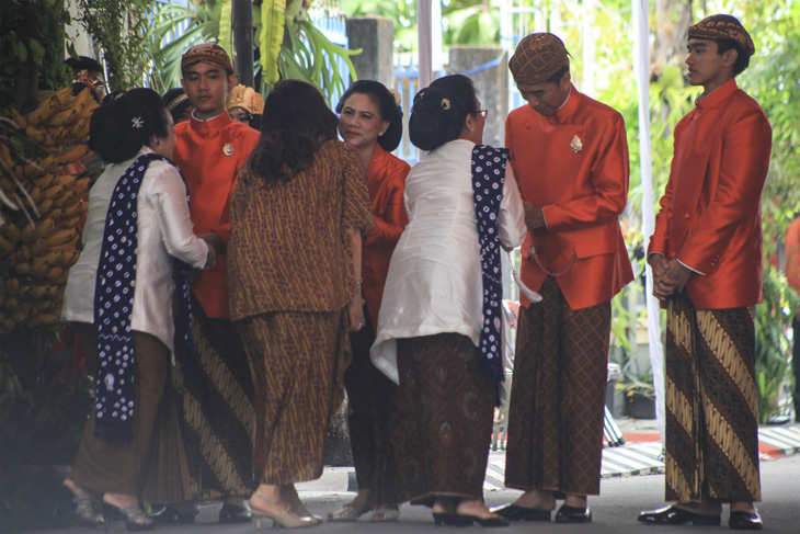 Jokowi: Prosesi Siraman Wujud Membersihkan Diri