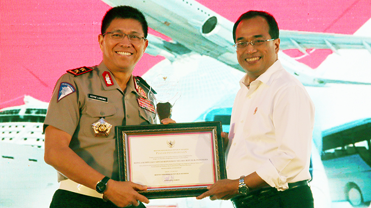 Pelindo I Dapat Penghargaan dalam Penyelenggara Angkutan Lebaran dari Menhub