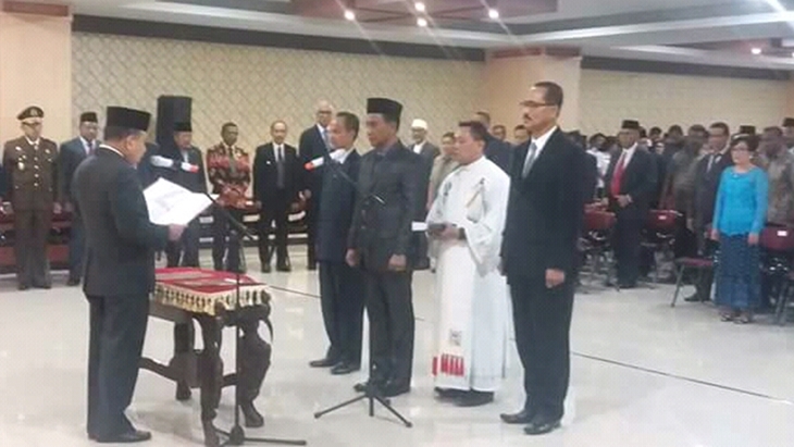 Lantik Sekda NTT, Frans: Sekda Harus Bekerja Cepat