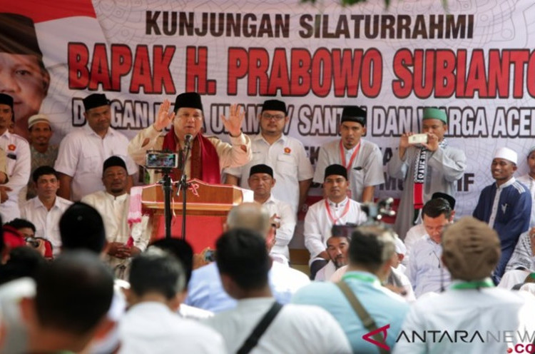  Dapat Sambutan Meriah, Prabowo-Sandi Puji Masyarakat Aceh 