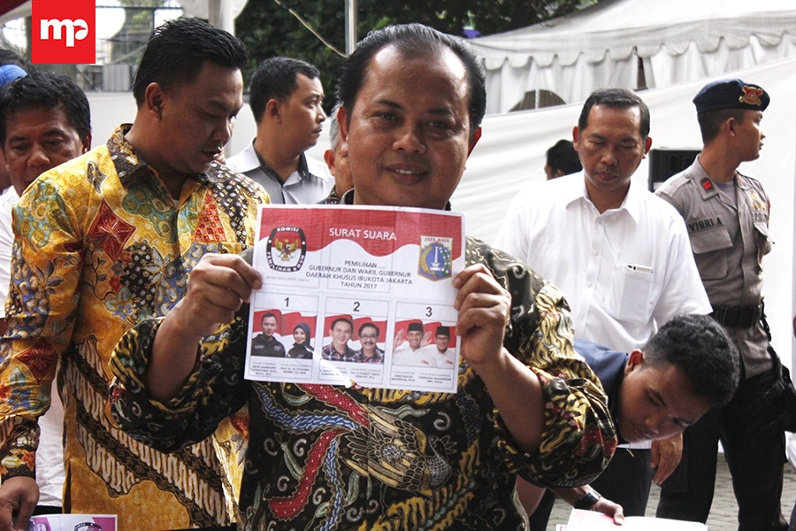 Beredar Isu Jari Palsu, Petugas KPU Jakarta Akan Cubit Jari Pemilih