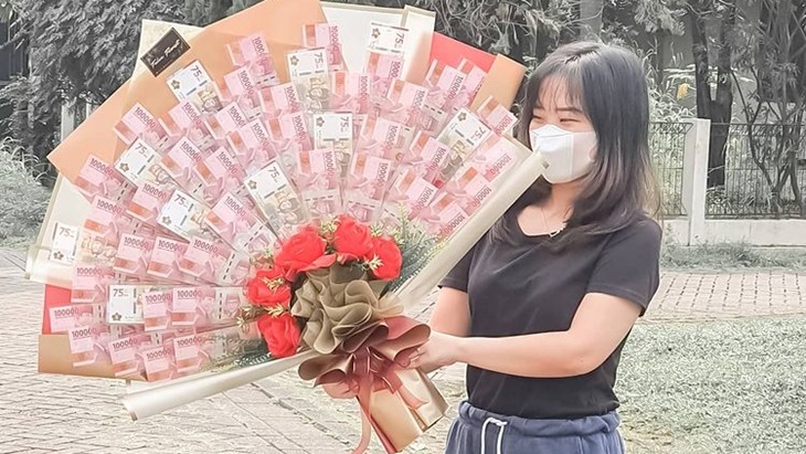 Usaha Buket Uang Pemudi Negeri Aing Laris Manis Selama Pandemi