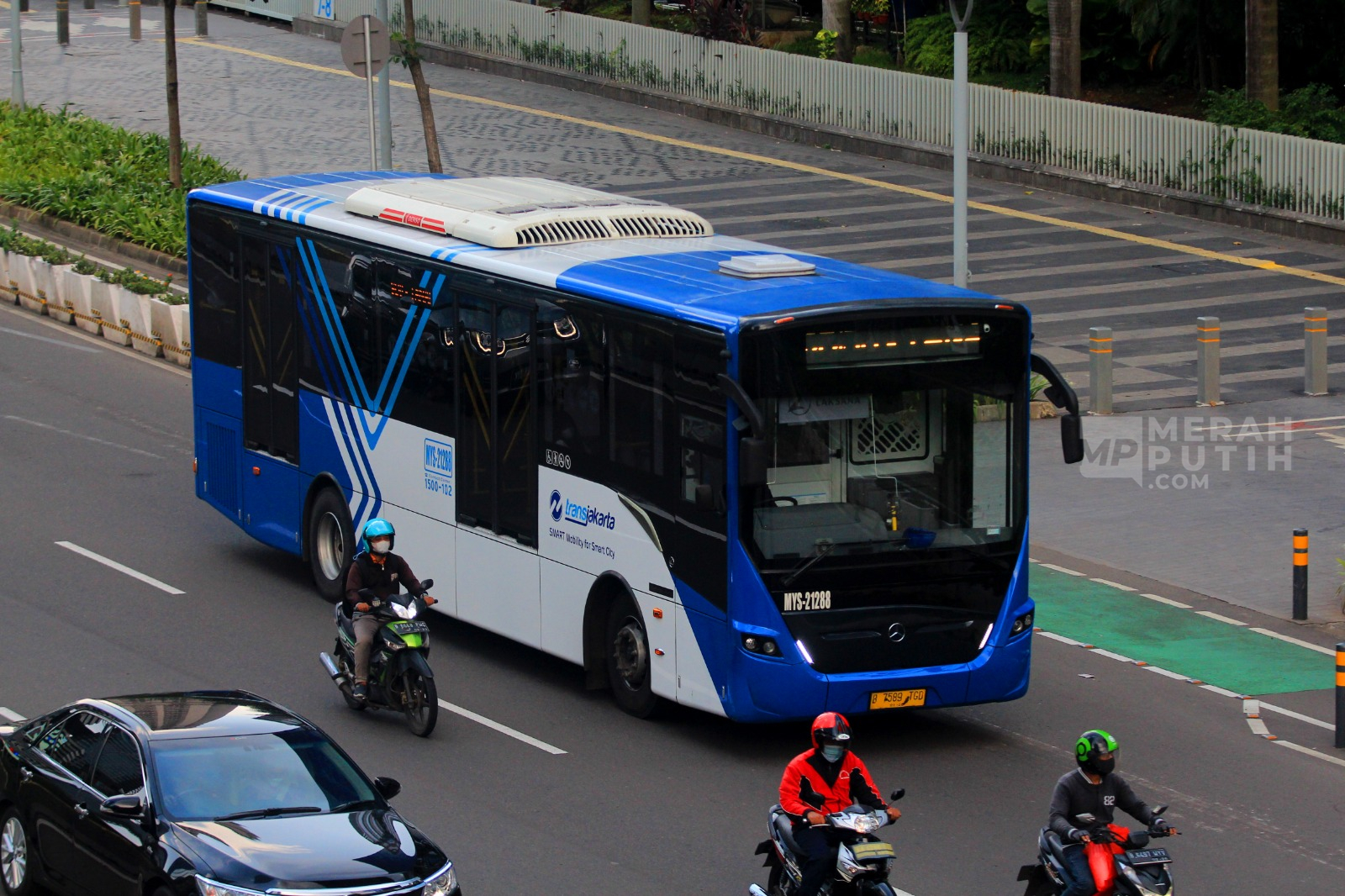 Ada Perlombaan Sepeda Polri, TransJakarta Modifikasi Layanan Besok