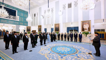 Momen Presiden Prabowo Subianto Melantik Dewan Energi Nasional (DEN) di Istana Negara