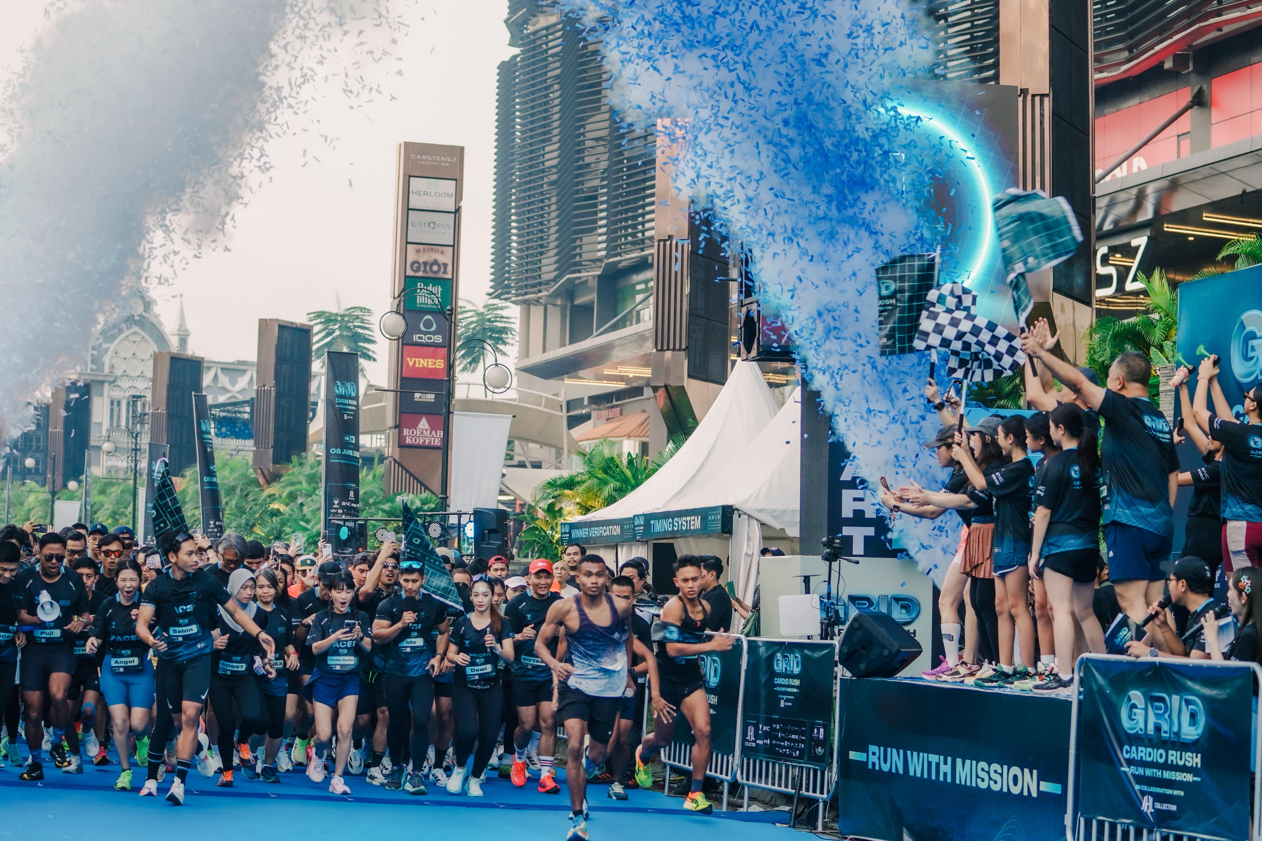 GRID Cardio Rush Run 2025 Sukses Kumpulkan 1.500 Sepatu Sumbangan Peserta, Target ke depan 5.000 Pasang