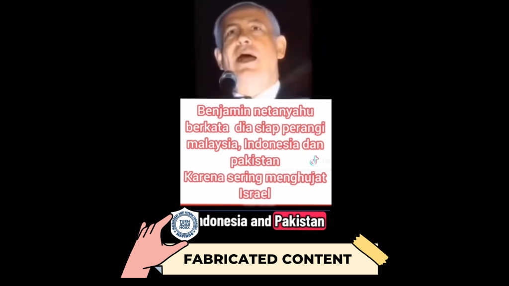 [HOAKS atau FAKTA]: Israel Ajak Indonesia Perang karena Sering ‘Berisik’ soal Invasi Palestina 