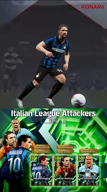 Konami hadirkan Epic: Italian League Attackers