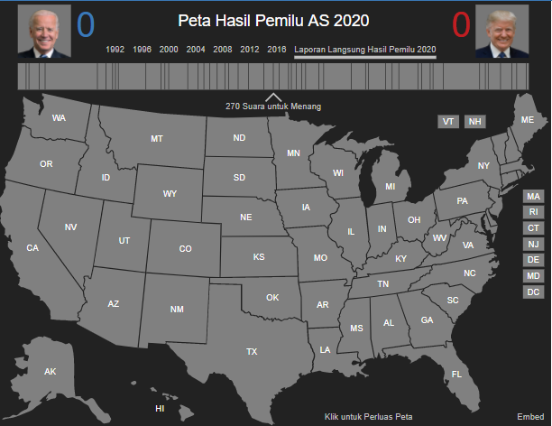 Peta Pemilihan AS