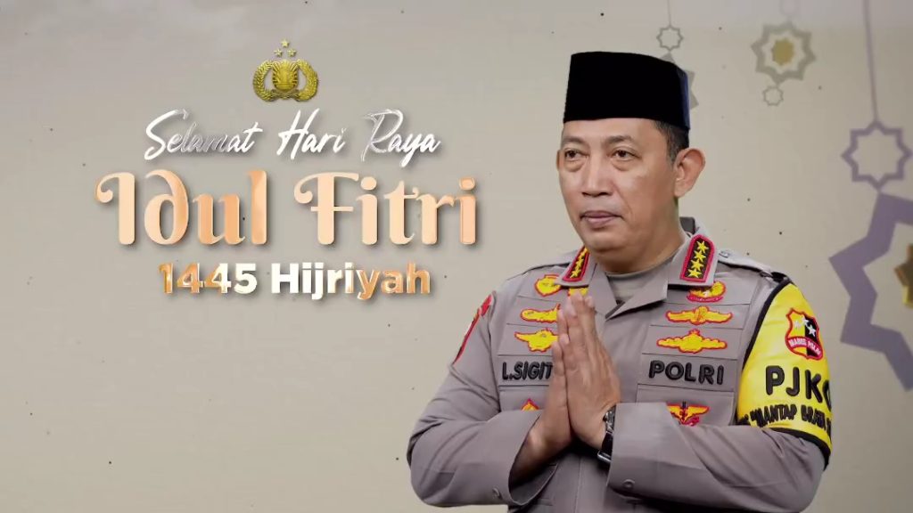 Maknai Idulfitri 1445 H, Kapolri Ingatkan Indahnya Toleransi