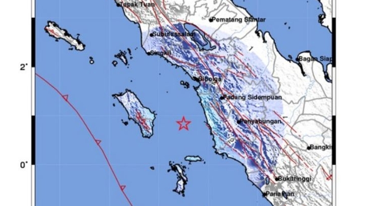 Gempa Bumi Tektonik Dangkal Guncang Nias Selatan