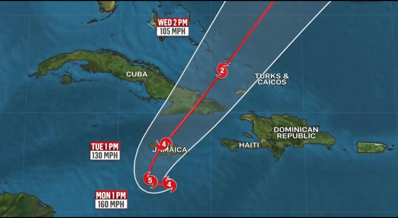 Badai Melissa Mengamuk di Jamaika, Disebut Badai Terkuat di 2025
