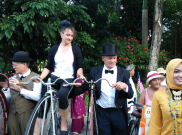 Kirab Sepeda Tua di Denpasar, Bak Melihat Indonesia pada Era Kolonial