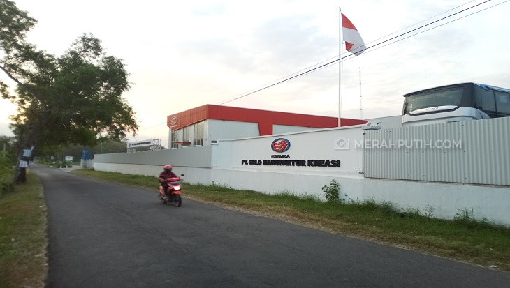 Pabrik Esemka di Jalan Sambi-Mangu km 3.5, Desa Demangan, Kecamatan Sambi, Kabupaten Boyolali, Jawa Tengah, Rabu (2/9). (MP/Ismail)