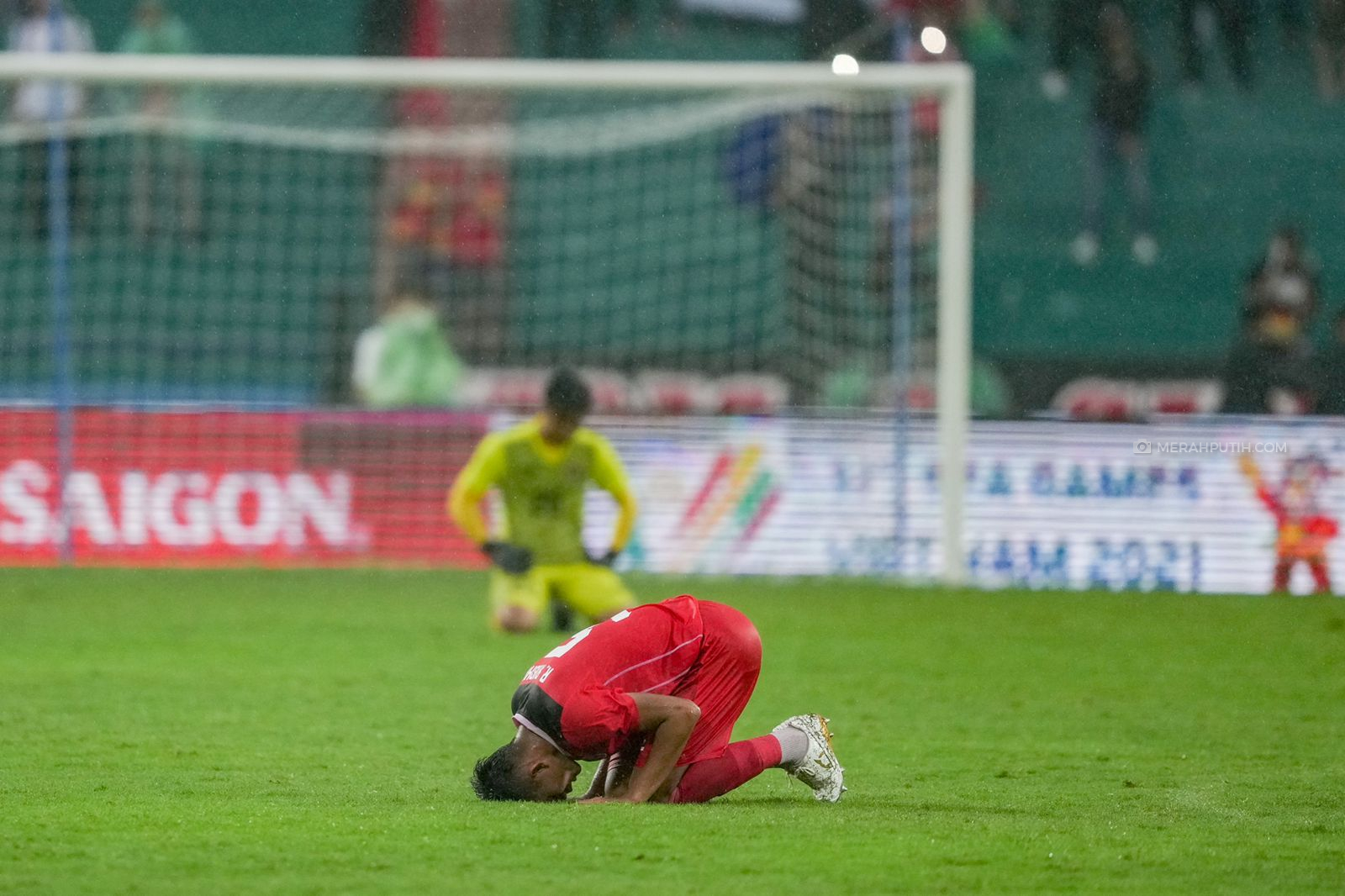 Timnas Indonesia U-23 berhasil mengalahkan Myanmar dengan skor 3-1 pada laga Grup A cabang olahraga sepakbola SEA Games 2021 di Di Viet Tri, Phu To, Vietnam, Minggu (15/5/2022). NOC Indonesia/MP Media