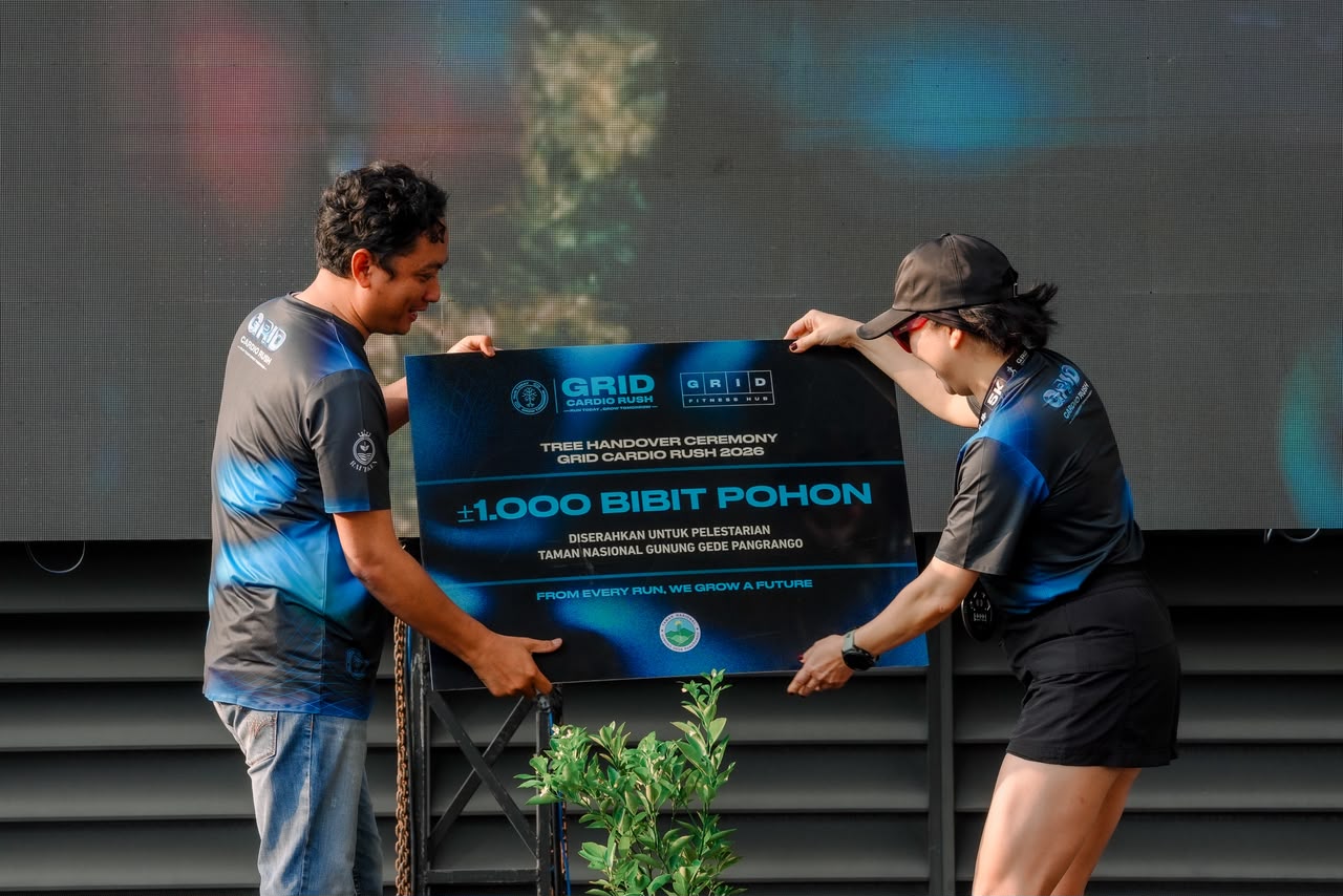 GRID Cardio Rush 2026 bawa kampanye 1 Ticket = 1 Tree