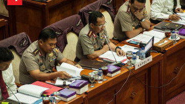 Raker Kapolri dengan Komisi III DPR RI
