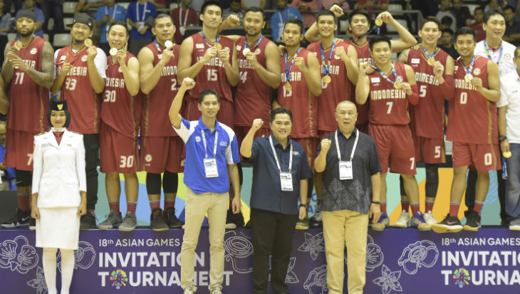 Timnas Basket Putra Indonesia Raih Medali Emas