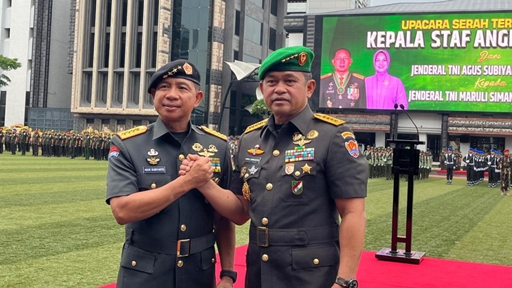 Resmi Bertugas sebagai KSAD, Jenderal Maruli Tak Masalah Pimpin Banyak Senior